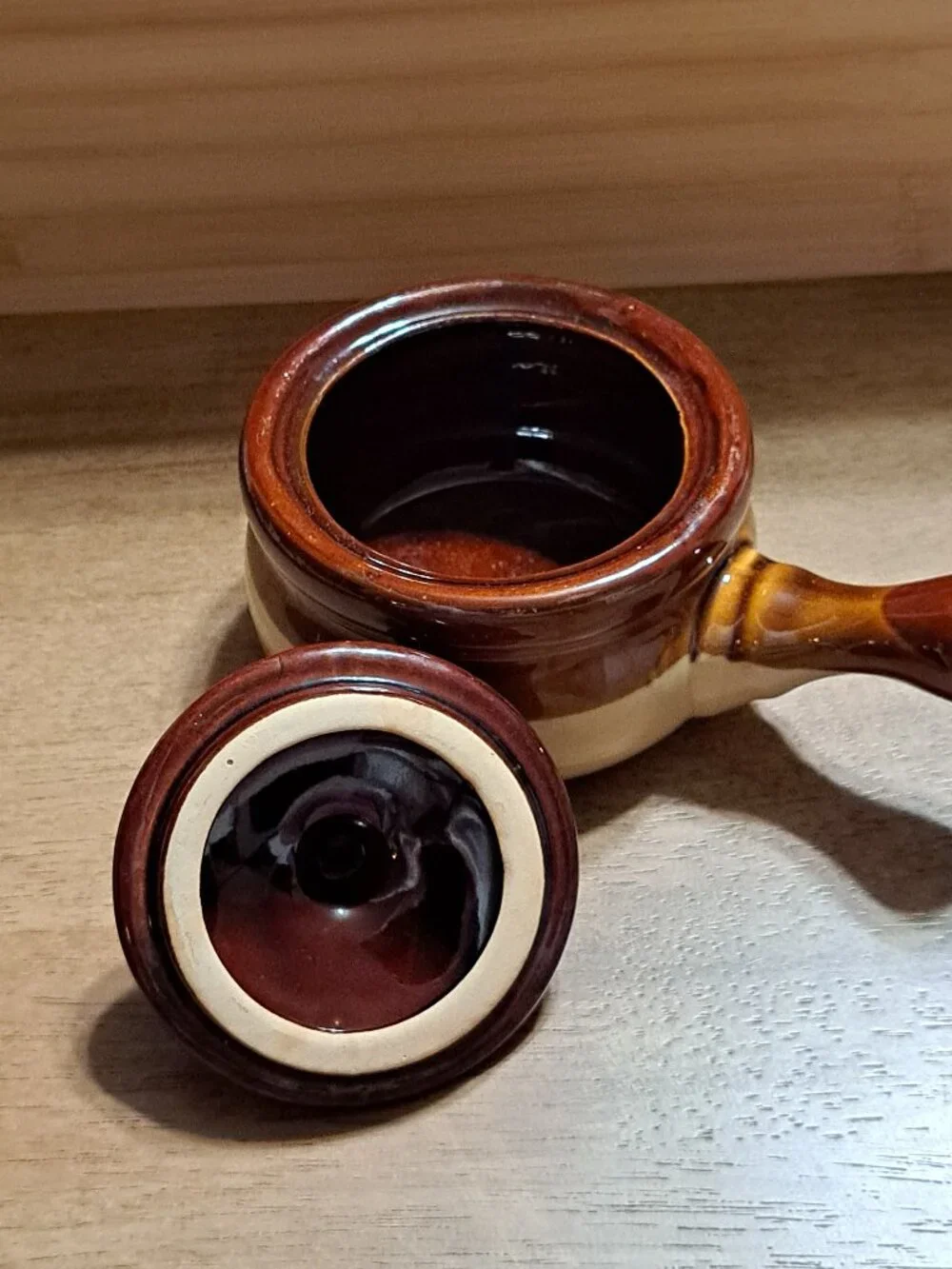 Vintage French Onion Soup Farmhouse Crock